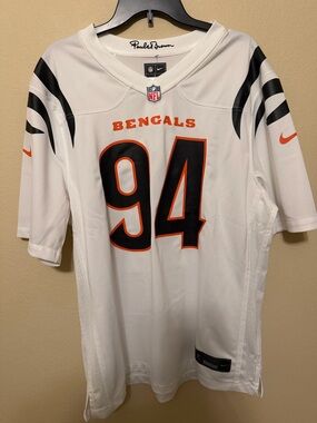 Cincinnati Bengals Hubbard #94 Nike Jersey Paul Brown Collar L NWT